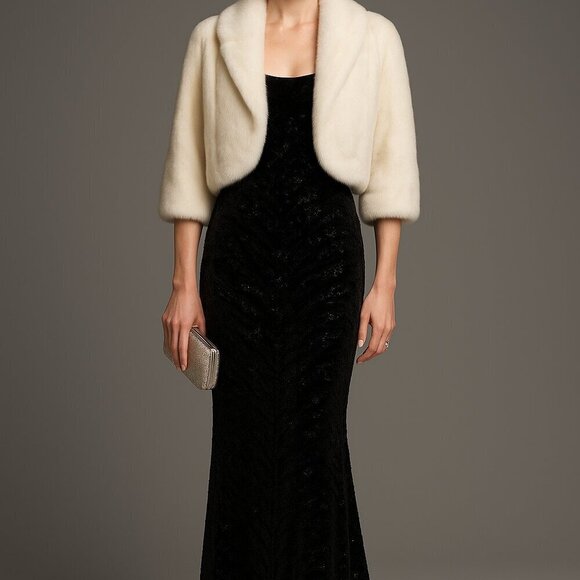 Louis Vuitton Jackets & Blazers - Louis Vuitton 100% Weasel Fur Cropped Jacket – Ivory – FR 38 (US 6)